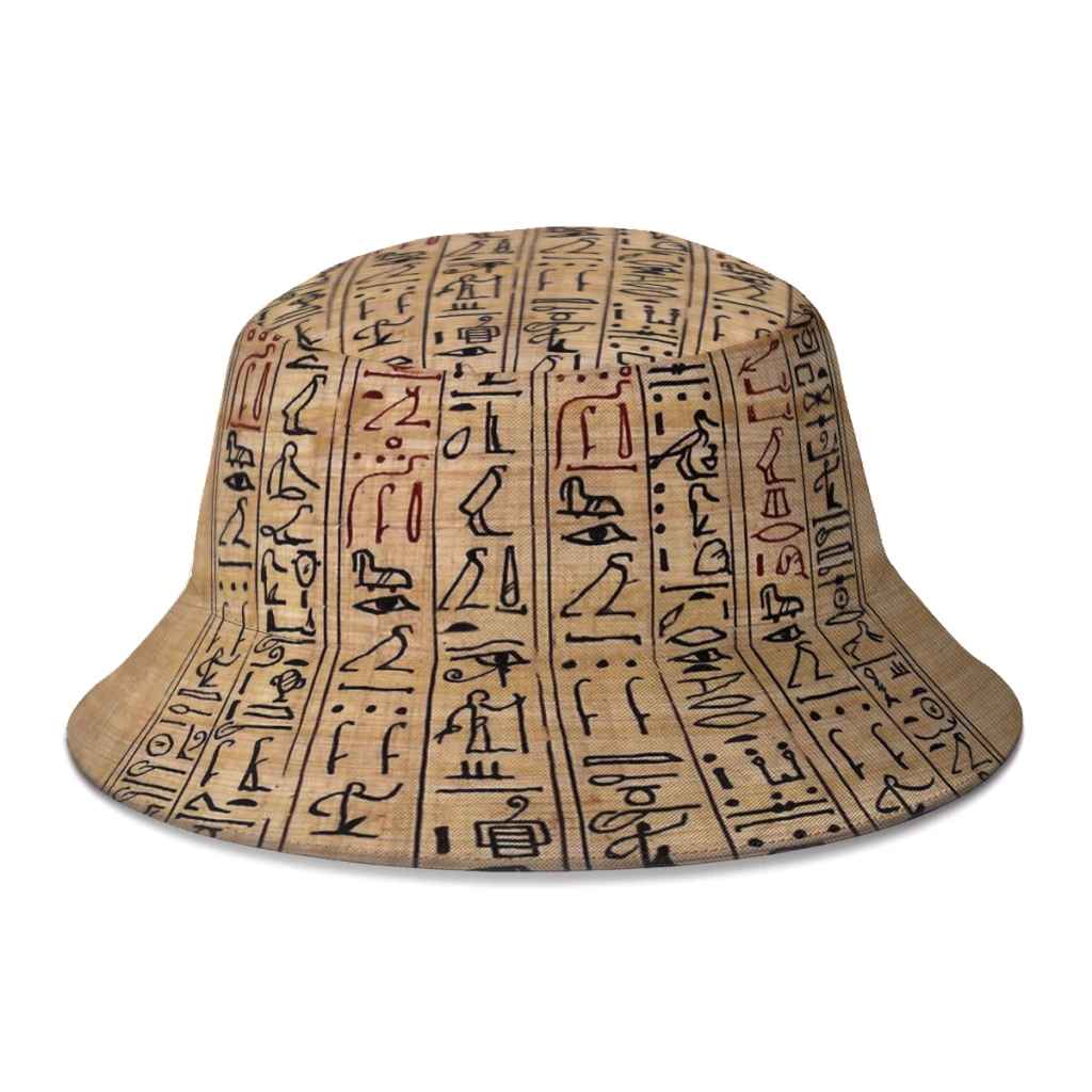 Spells of the Amulets Ancient Egypt Egyptian Africa Bucket Hat Women