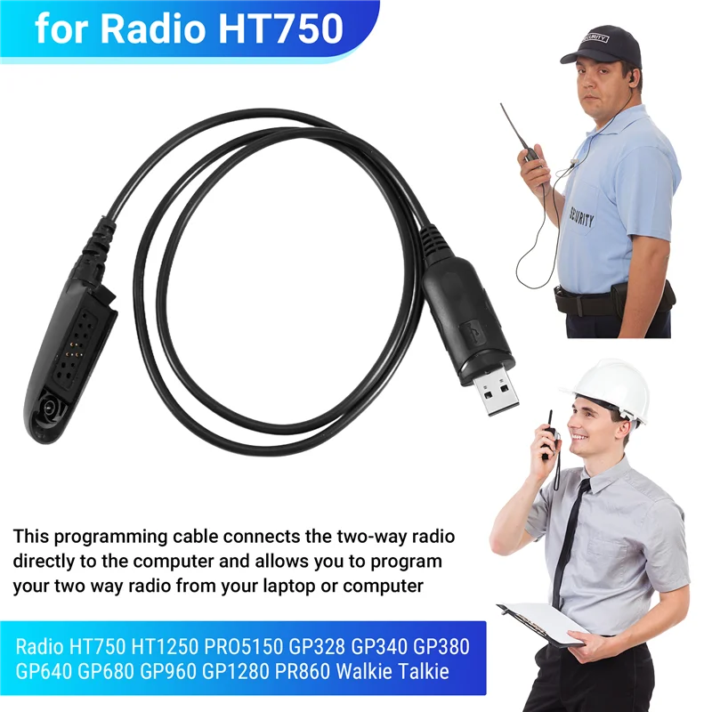 Y43A-USB 프로그래밍 케이블 Motorola Radio HT750 HT1250 PRO5150 GP328 GP340 GP380 GP640 GP680 GP960 GP1280 PR860 워키 토키