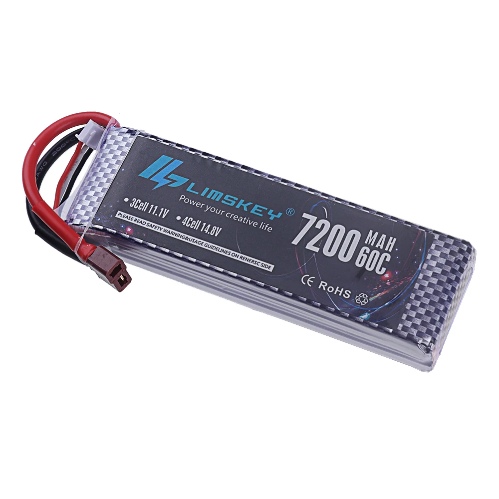 2S 3S 4S Lipo rechargeable lithium batteries 7.4V 11.1V 14.8V 1500mah 2200mAh 3000mah 4200mah 5200mah 6000mah for RC Car Truck Monster Drone Boat Part