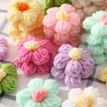 Wool Flower Stickers Set 1