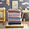 75*100cm Newborn Baby Soft Minky Dot Blanket Soft 3D Dotted Solid Color Winter Warm Velvet Stroller Blanket Covers for Kids 1