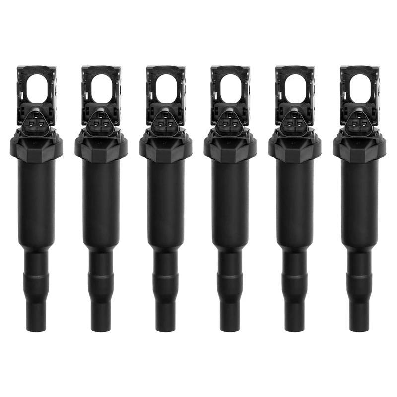 6PCS Ignition Coils for BMW 325I 335I 525I 550I 650I 750I M3 M5 X5 X6