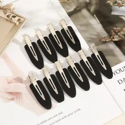 10 - Piece Seamless No - Bend Hair Clips Set (Black - 10pcs)
