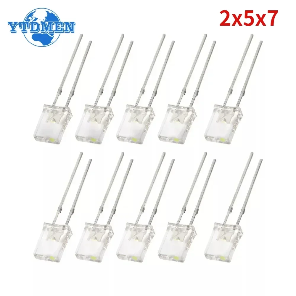 รูปสินค้า 100 ชุด LED หลากสี 2x5x7 ส่องสว่างได้ทุกมุม