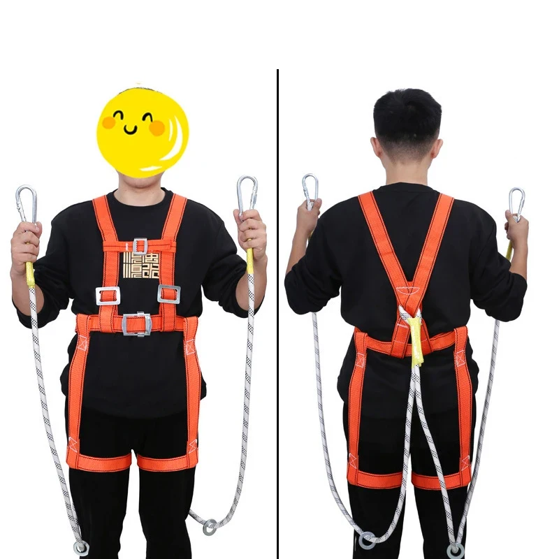Multi-functional Outdoor High Altitude Work Safety Harness Fall Protection Adjustable Safety Vests Security Protect Equipment - 5