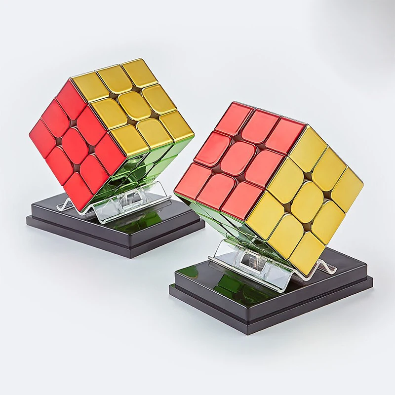 Plating 3x3x3 Magnetic Magic Cube 3x3 Professional Speed Puzzle 3×3 Children's Fidget Toy Cubo Magic Cube Puzzl Magic Cubes 6