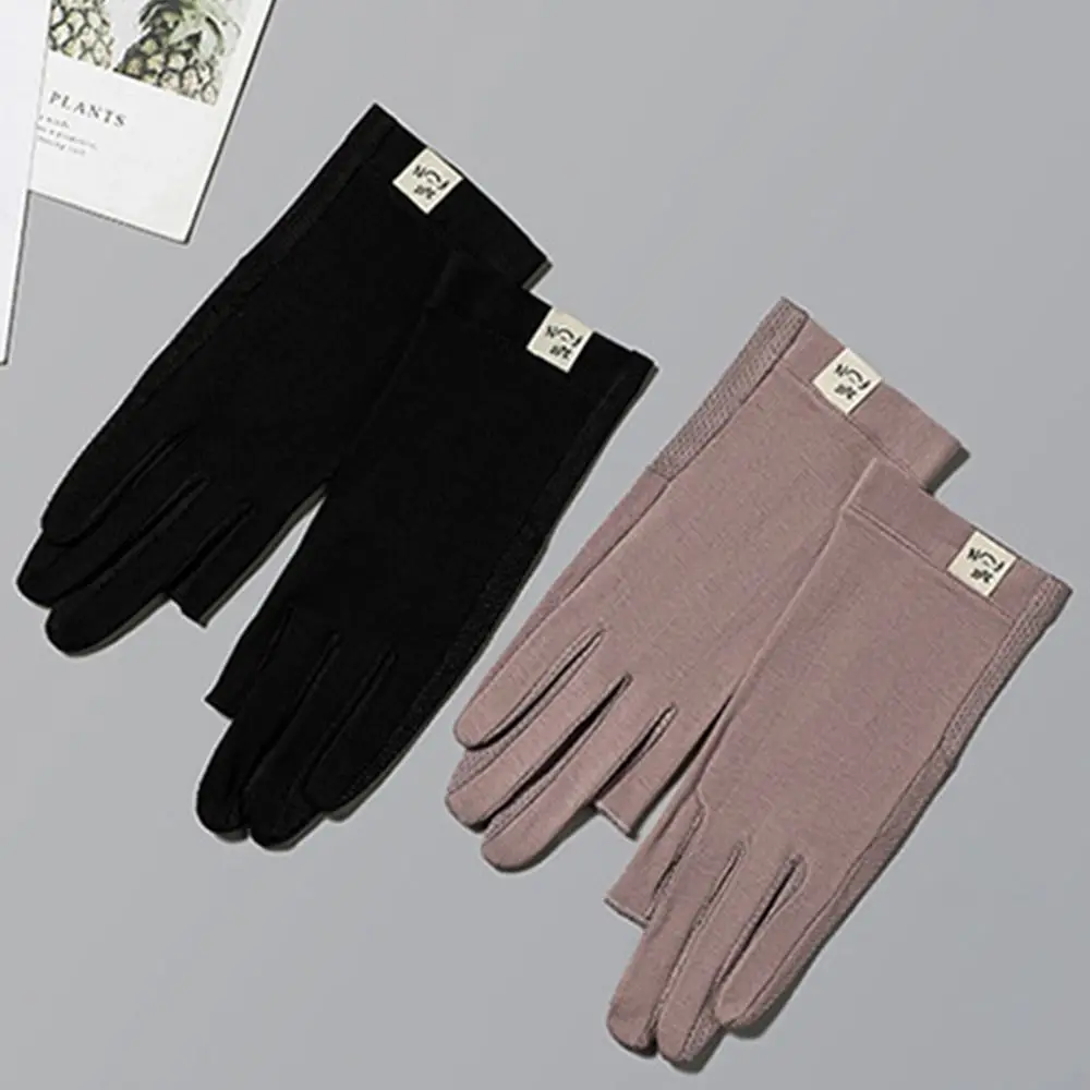 Women Touch Screen Gloves Spring Summer Thin Gloves Anti-UV Non Slip Riding Driving Breathable cycling gloves