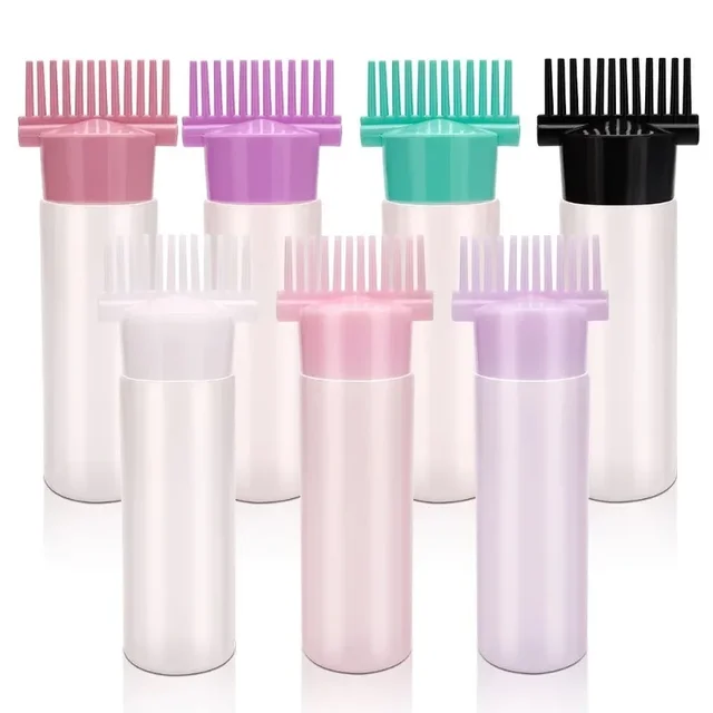 180ml Hair Dye Applicator Bottles Plastic Shampoo Bottle Hair Coloring Smudge Barbershop Hairdresser Coloring Supplies Hair Care