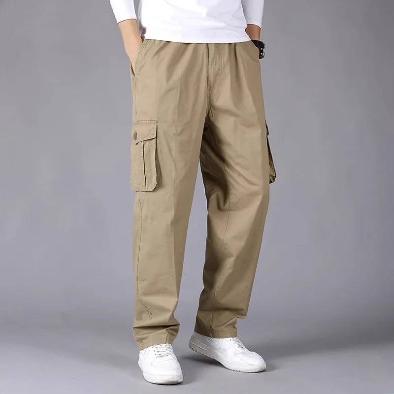 Brand Men Harem Cargo Pants Big Tall 
