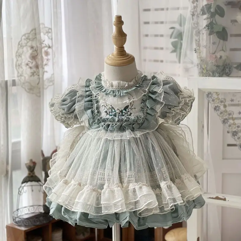 Lolita princess dress CHILDREN'S summer new high-end dress girls
