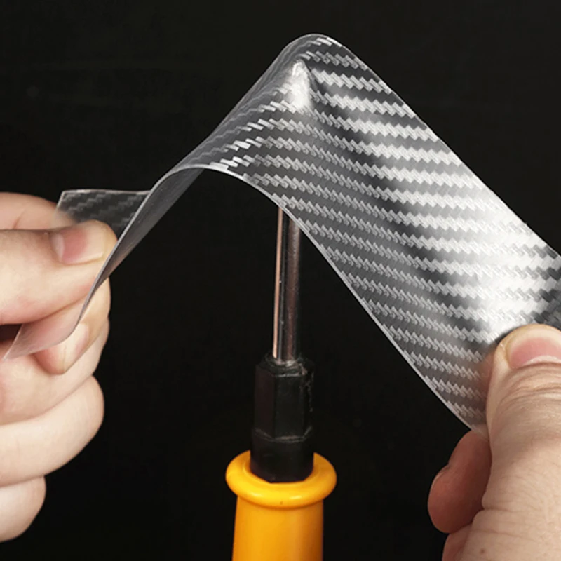 Durable Transparent Carbon Fiber Car Door Edge Guards - Wear and Scratch Resistant
