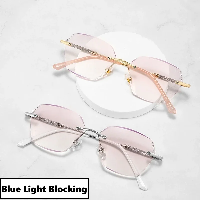 

New Trendy Gradient Reading Glasses Men's Women's High Definition Blue Light Blocking Presbyopia Luxury Far Sight Eyeglasses
