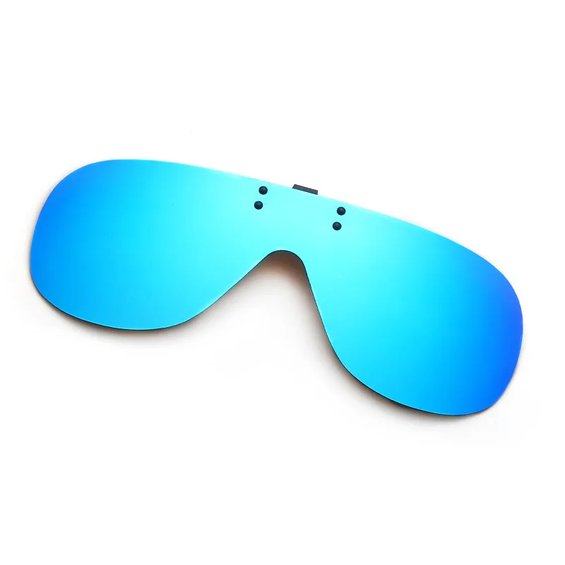 Frameless Flip Up Clip On Sunglasses Clip Polarized Eyeglasses Myopia Glasses Night Vision Driving UV400 Eyeglasses