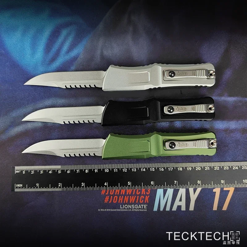 GEN 3 COMBAT TROODON 3 Knife Interceptor Blade MICRO TECK TECH M390 CNC Aluminum EDC Self Defense Tactical Pocket Knife TECKTECH 4
