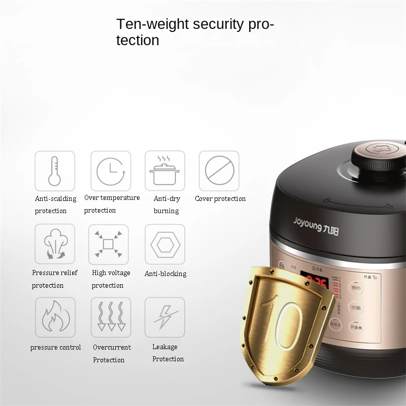 Household Electric Pressure Cooker Intelligent Multifunctional High Pressure Cooker Instant Pot Mini Rice Cooking Machine