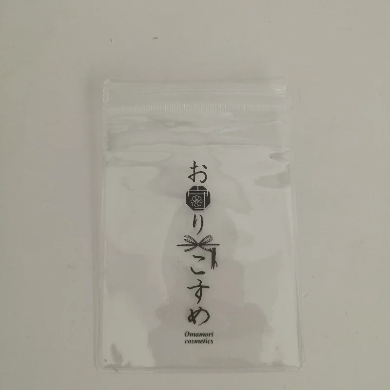 쥬얼리 귀걸이 목걸이용 생분해 투명 가방, PVC 지퍼 백, 소기업 맞춤형 포장, 로트당 1000 개
