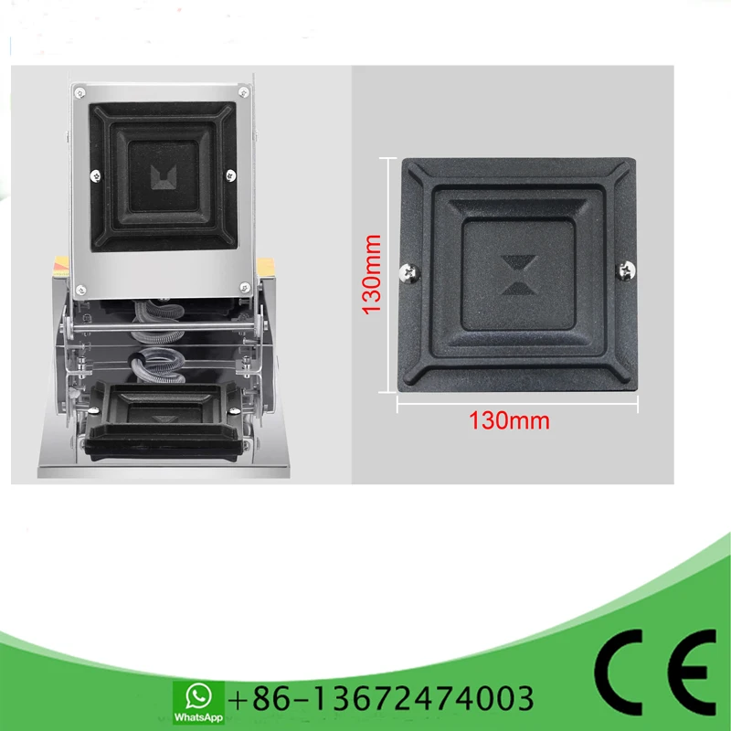 Description Picture 3 of itemCommercial Stainless Steel Electric Square Waffle Sandwich Maker Breakfast  Mini Sandwich Machine