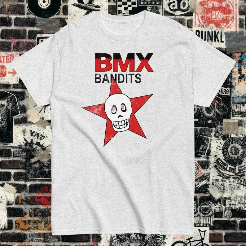 Bmx Bandits Skull Star Replica Distressed as Worn by K.C. Punk T-Shirt