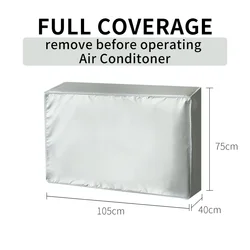 Waterproof Outdoor Air Conditioner and Laundry Dryer Protective Cover (105x40x75cm)