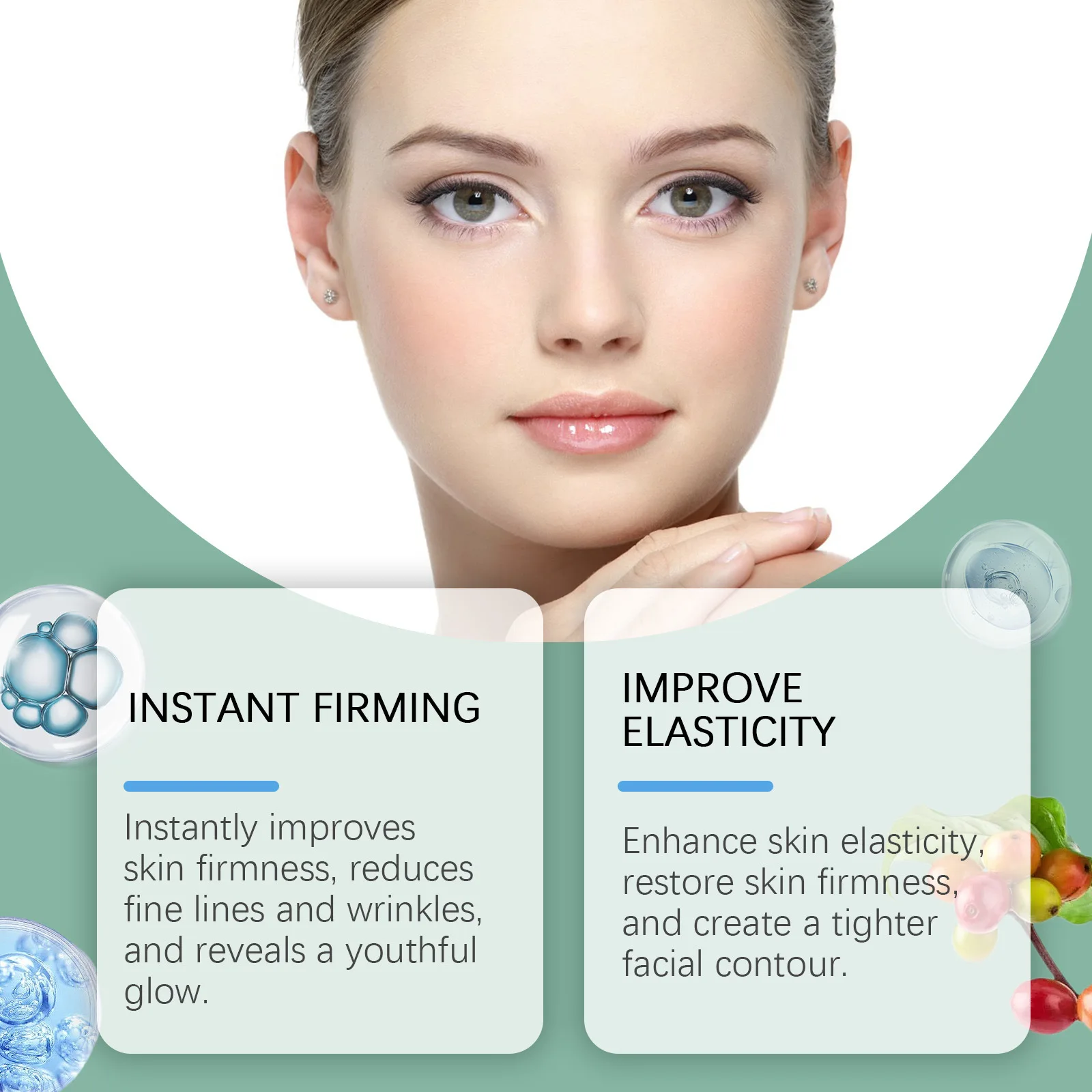 80ML Hyaluronic Acid Moisturize Essence Lotion Antioxidant Lift Firm Brighten Skin Tone Face Care Beauty Health Korean Cosmetics