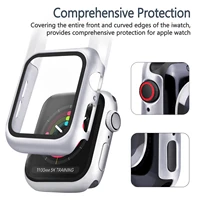 Boîtier en verre trempé HD pour Apple Watch 38mm 40mm 41mm 42mm 44mm 45mm 46mm, housse de protection d'écran pour iWatch 10 8 7 9 6 5 4 3 2 5