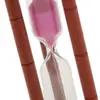 Maroon Wood Sandglass Timer Brushing Special Needs Therapy Math Exercising Hourglass 1,2,3,5 Minutes 4