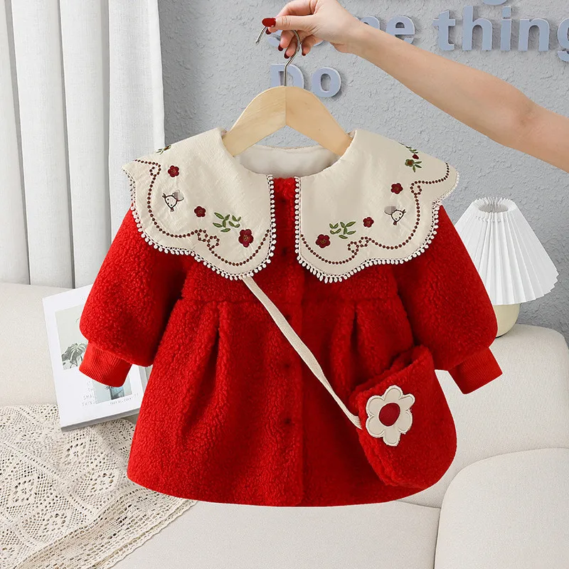 Baby Girls Winter Coats Outdoor Baby Jackets for Girl Clothing Thick