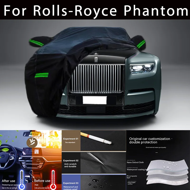 

For Rolls-Royce Phantom Outdoor Protection Full Car Covers Snow Cover Sunshade Waterproof Dustproof Exterior Car accessories