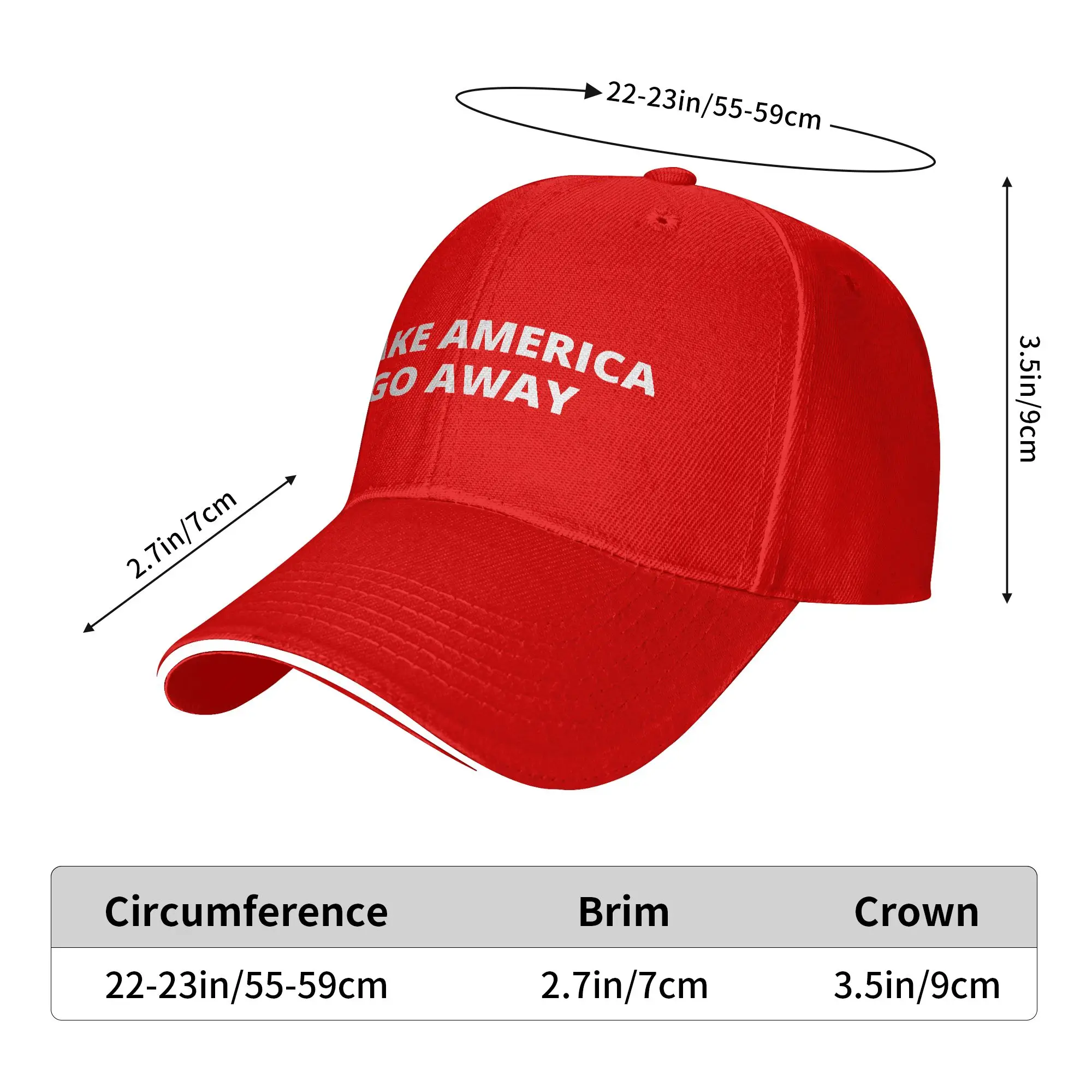 Patriotic Summer Sunscreen Adjustable Baseball Cap - Casual Outdoor Hat
