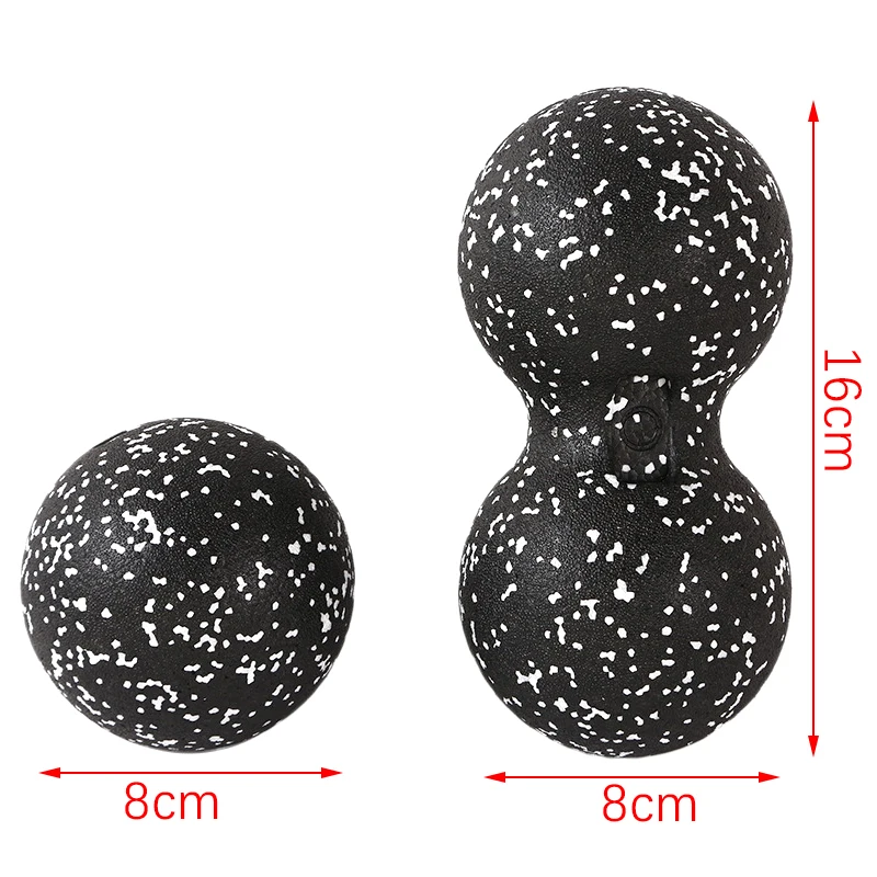 EPP Lacrosse Myofascia Ball Peanut Massage Ball High Density Lightweight Fitness Body Fascia Exercise Relieve Pain Yoga