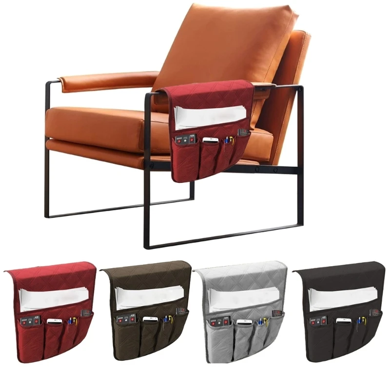 

Sofa Armchair Pocket Remote Control Holder 5 Pockets Recliner Pocket