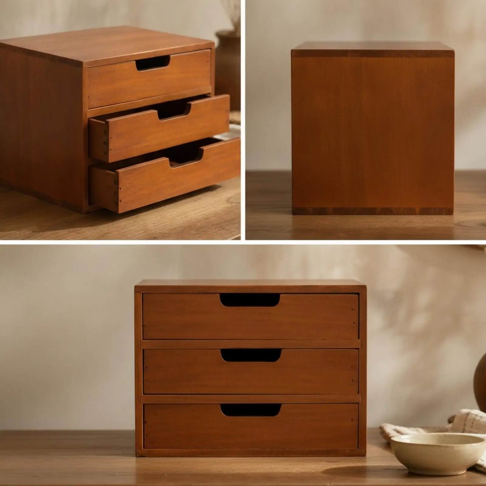 Compact Desk Organizer with Multi-Drawer Storage System