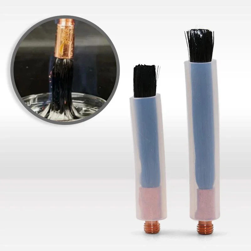 1PC M6/M8/M10 Copper Head Weld Brushes For Weld Seam Bead Joint Cleaning Polishing Machine Welding Seam Cleaner Brush Industry