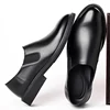 Soft Bot Leather oes Slip-On Work Boots Waterproof Non-Slip Men's round Toe Casual oes Comfortable Leather Inner