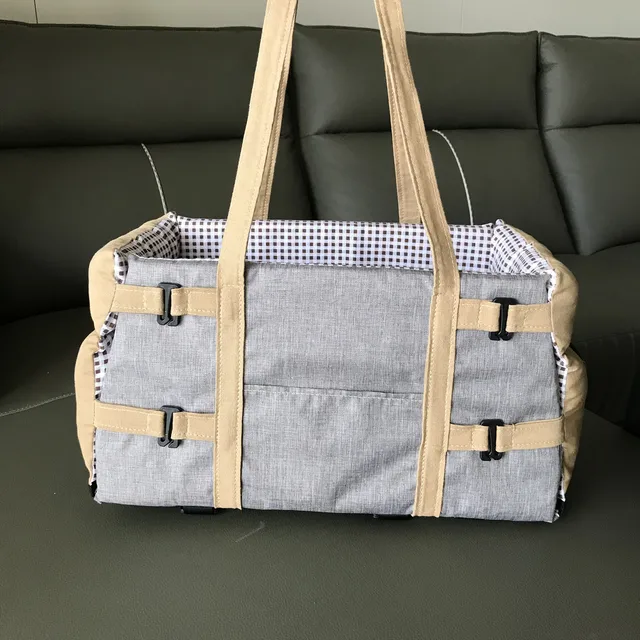 Dog Car Seat for Small Dog Center Console Seat Pet Booster Seat for Car Safety Travel Puppy Portable Dog Carrier for Cats Bag 6