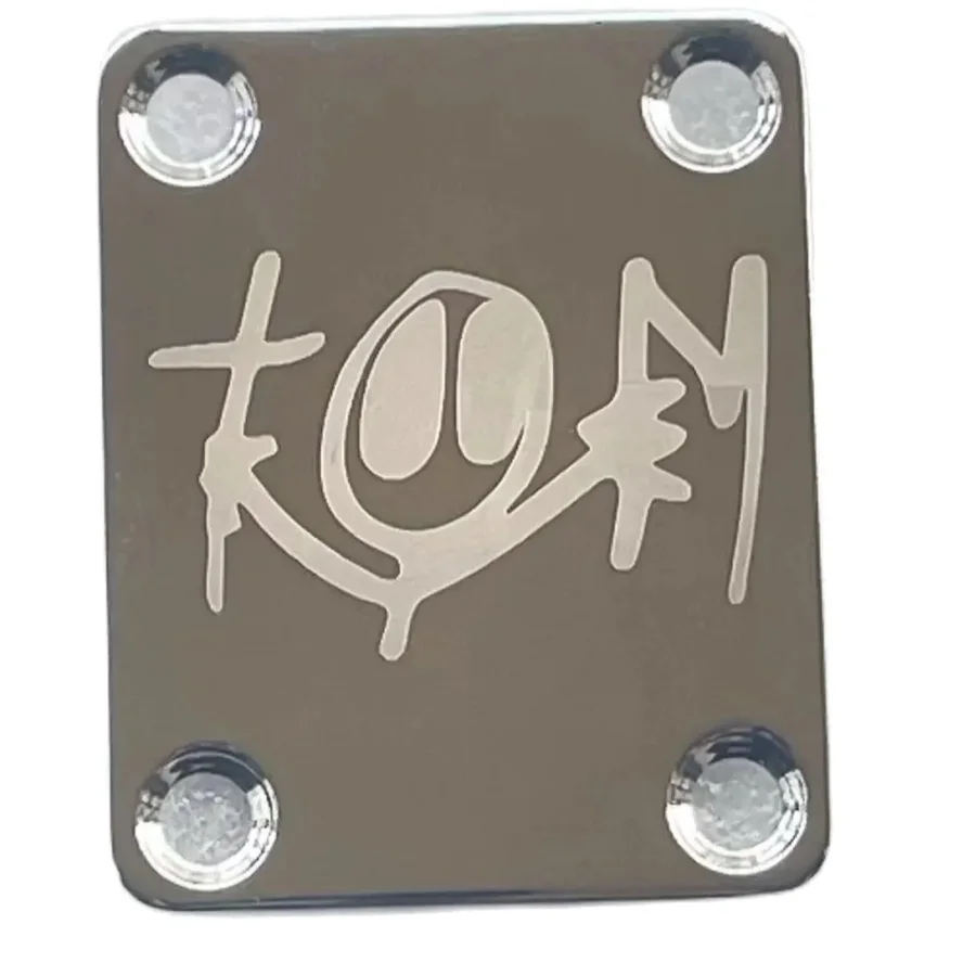 Chrome Neck Plate Strato Electric Guitar Tom Delonge