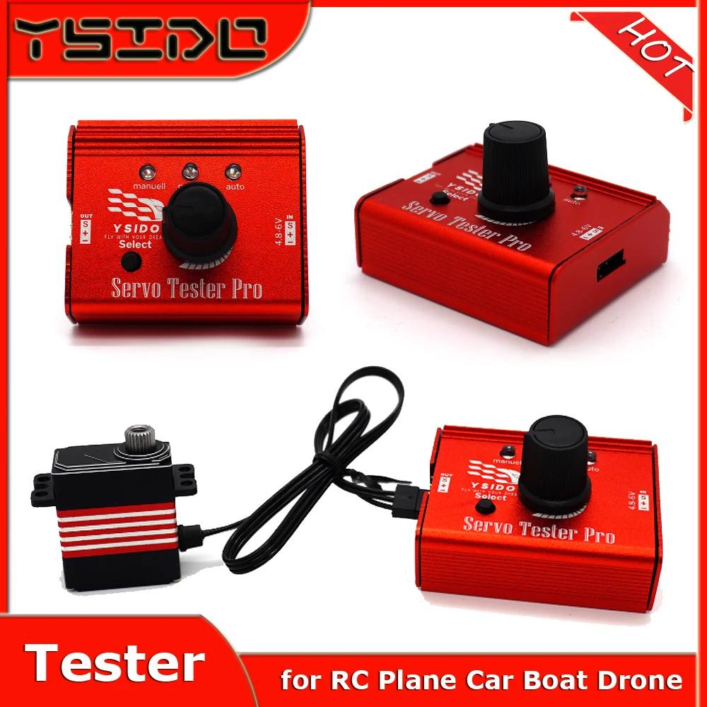 Testeur de Servo et ESC 3 Modes 4.8-6.0V pour RC Voiture Avion Drone