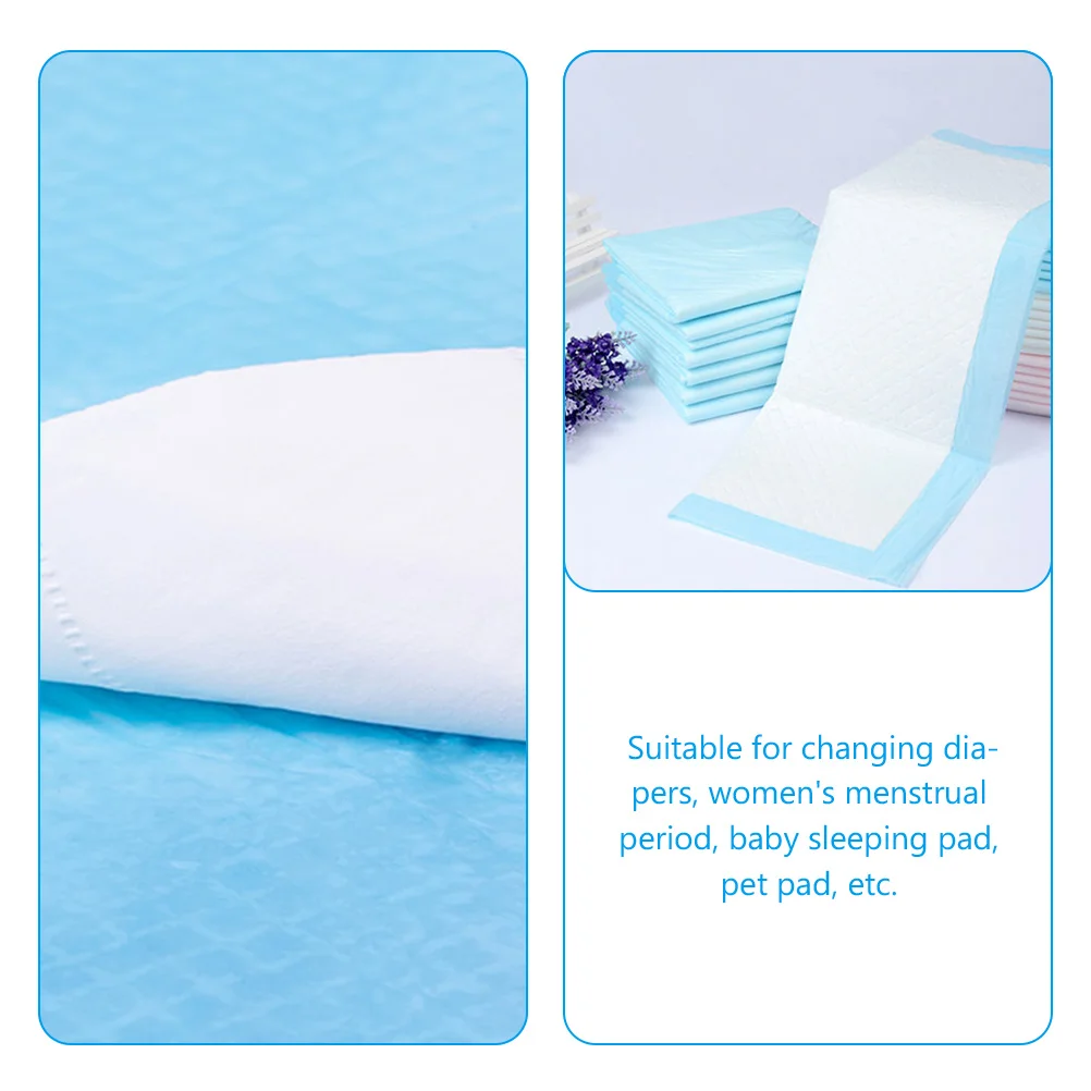 20 Pcs Changing Pad Disposable Diaper Pad Newborn Changing Mat Bed For Waterproof Cushion Non Woven Mat Diapering Toilet