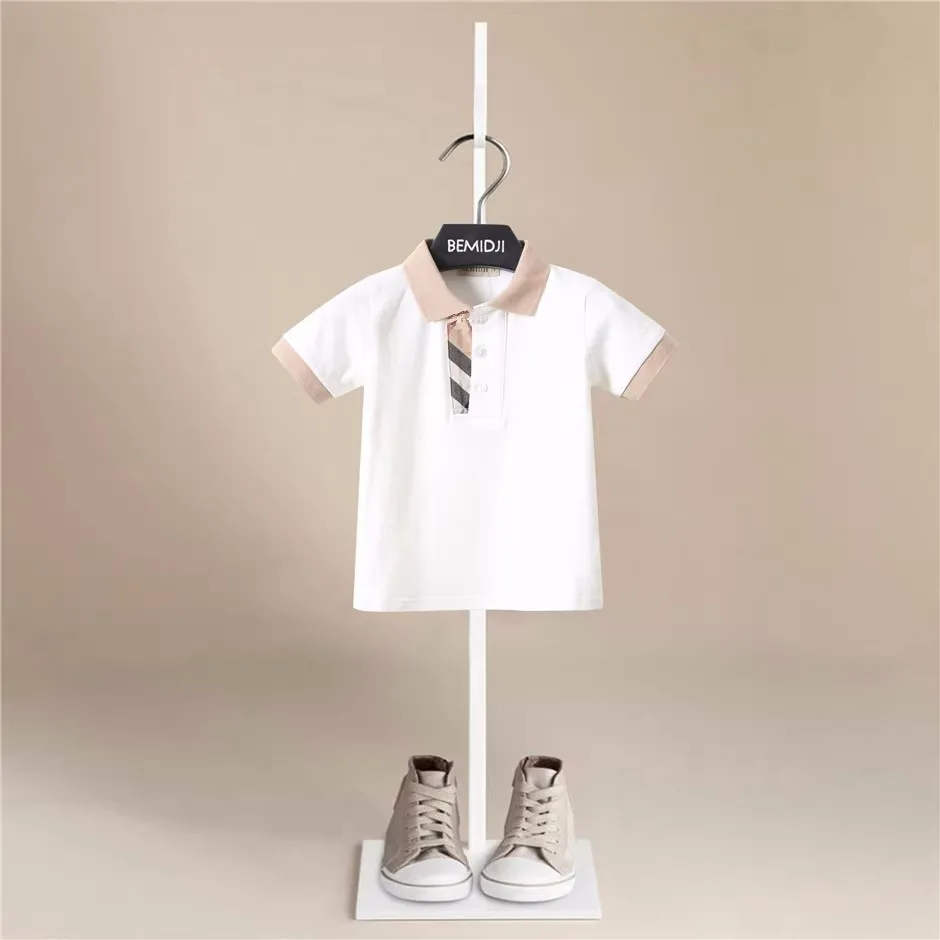 Polo Shirt Burberry Sport Shirt Check Collar Cotton Polo Shirt In