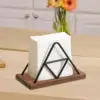 Paper Napkin Holder Organizer Tabletop Paper Napkin Holder Stand for Dining Table Kitchen Countertops Indoor Outdoor Use 4