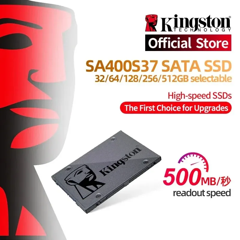 Kingston SSD SATA A400 SATA3 2.5 Inch Internal Solid State Drive Hard Disk SSD DIY Gaming Computer SSD Sata 240GB 480G