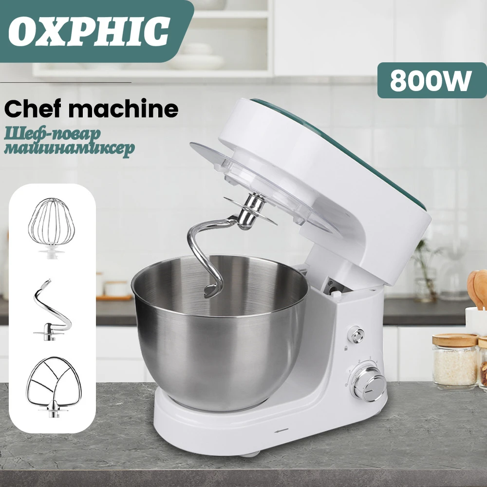 OXPHIC 800W Electric Stand Mixer Blender Machine for Household Kitchen