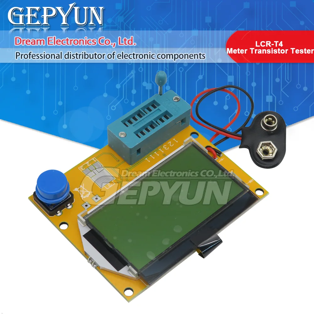 Lcr-T4 Esr Meter Transistor Tester Diodo Triodo Capacità Scr Induttanza Mos Transistor Tester