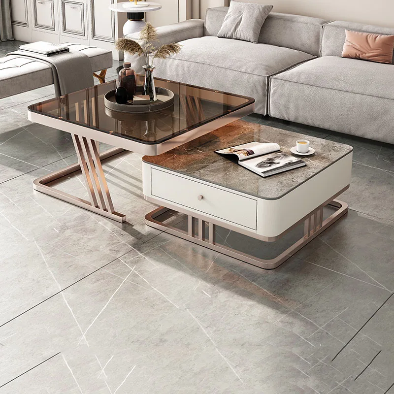 

Кофейные столики для гостиной, элегантный столик под раковину, роскошные прикроватные столики под золото, чайные столики, мобильные мебельные наборы