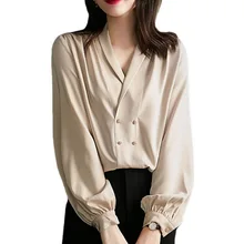 

Women's Shirt Temperament Long Sleeved Professional Shirt Autumn New Loose Thin Foreign Style Chiffon Top Fashion Dress