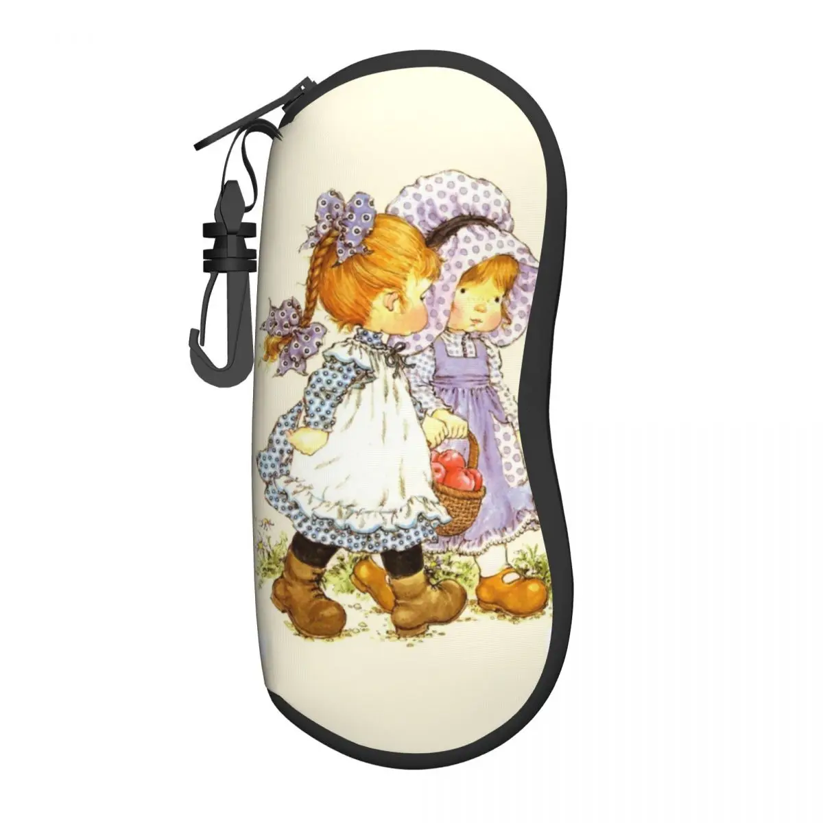 

Custom Cartoon Sarah Kay Shell Glasses Case Unisex Travel Girl Eyeglasses Case Sunglasses Protector Box