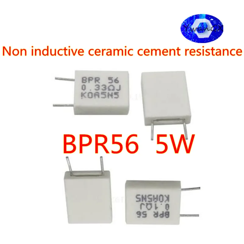 

Resistor de cemento cerámico no inductivo 5W 0.001, 0,1 0,15 0,22 0,25 0,33, 0,5 ohm 0.1R 0.15R 0.22R 0.25R 0.33R 0.5R 10 Uds.