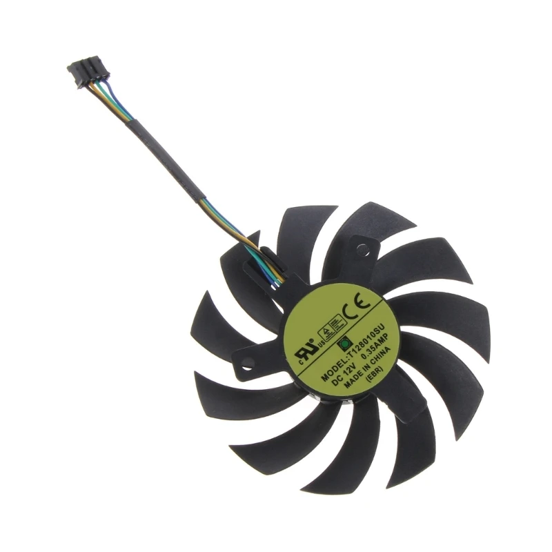 GTX1060-03G GTX960 게이밍 그래픽 카드 냉각 팬용 5Pin 12V GPU 냉각 팬 FD7010H12S Dropship