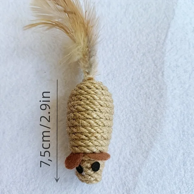 Sisal Mouse Toy 3