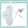 Nerve Muscle Stimulator Silicone Gel EMS Electrode Pads NeckNon-Woven Patch Self-Adhesive  Acupuncture Physiotherapy TENS Pads 2
